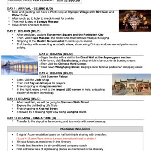 Alternative view of 6 Days 5 Nights Beijing Muslim Tour (valid till 31 Dec 2025)