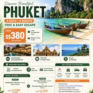 4 Days 3 Nights Phuket Free & Easy Package [valid till Oct 26]