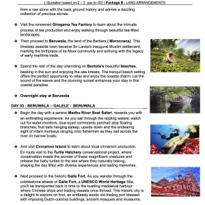 5 Days 4 Nights Sri Lanka Hill & Coastal (Package B) [valid 31st Oct 2026] - Image 3