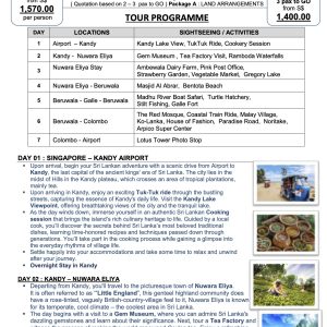 Alternative view of 7 Days 6 Nights Sri Lanka Enchanting (Package A) [valid 31st Oct 2026]