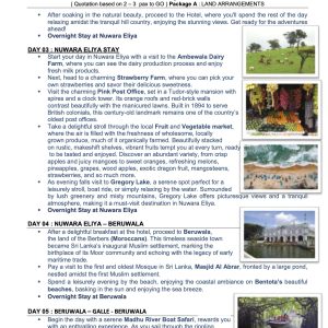 7 Days 6 Nights Sri Lanka Enchanting (Package A) [valid 31st Oct 2026] - Image 3