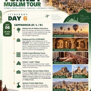 10 Days 8 Nights Turkey Muslim Tour [23 Nov - 02 Dec 2026] - Image 4