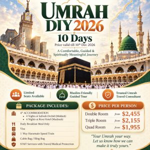 10 Days UMRAH DIY 2026