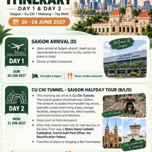 5 Days 4 Nights Saigon Muslim Tour [20 JUN – 24 JUN 2027] - Image 3
