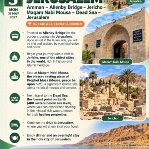 7 Days 5 Nights Jordan & Baitulmadqis [29 May - 04 Jun 2027] - Image 3
