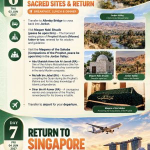 7 Days 5 Nights Jordan & Baitulmadqis [29 May - 04 Jun 2027] - Image 6