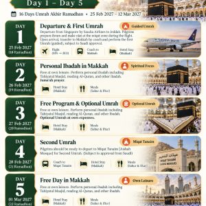 16 Days Umrah Akhir Ramadhan [25 Feb 2027 - 12 Mar 2027] - Image 3