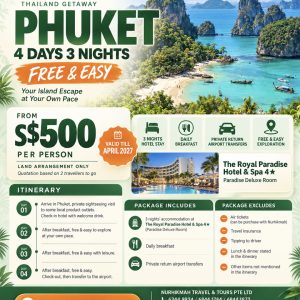 4 Days 3 Nights Phuket Free & Easy [valid till Apr 2027]