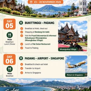 6 Days 5 Nights Explore Alahan Panjang, Bukit Tinggi, Padang [23 Nov - 28Nov 2026] - Image 4